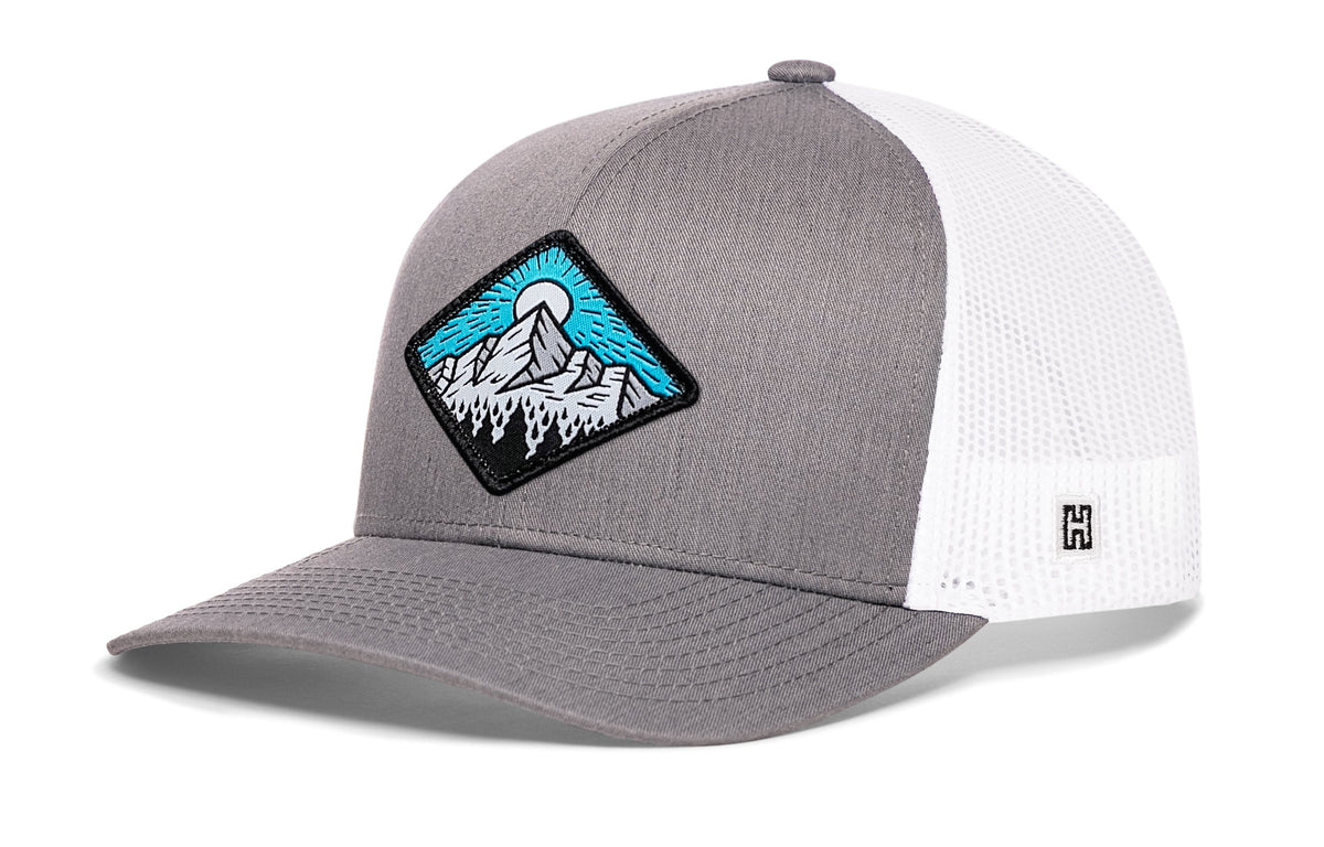 Diamond Mountain and Trees Trucker Hat  |  Outdoors Snapback