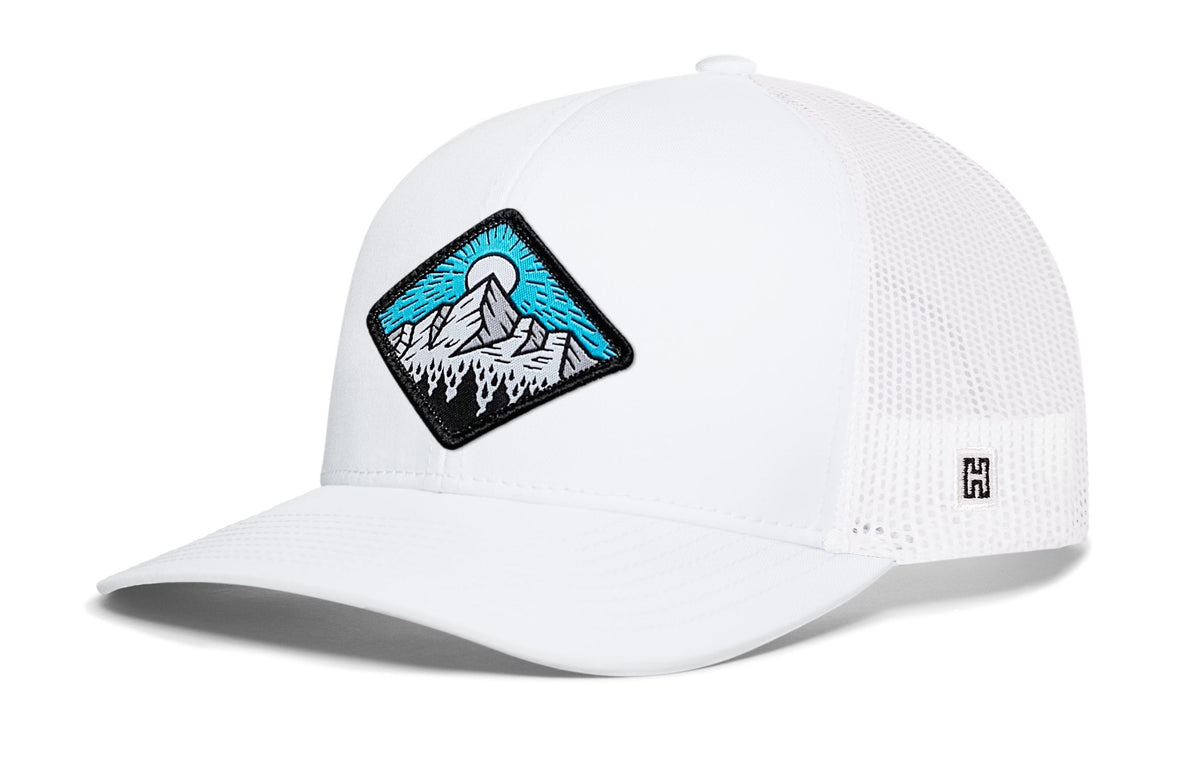 Diamond Mountain and Trees Trucker Hat  |  Outdoors Snapback